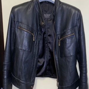 Italian Brand Genuine Leather Jacket